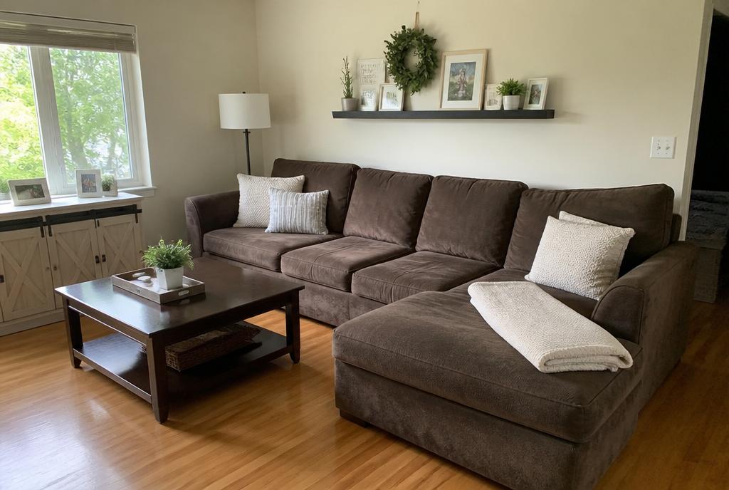 After — Living Room Transformation by McClain's Cleaning Hands of Love